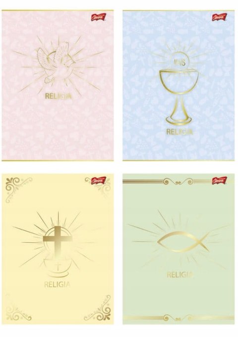 Zeszyt A5 32k kratka RELIGIA laminowany UNIPAP 1032 Zeszyt A5 32k kratka RELIGIA laminowany UNIPAP 1032