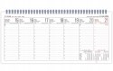 Kalendarz biurowy leżący MANAGER H3 320x150mm 2025 TELEGRAPH
