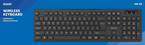 Klawiatura bezprzewodowa KB-02 Klawiatura bezprzewodowa KB-02
