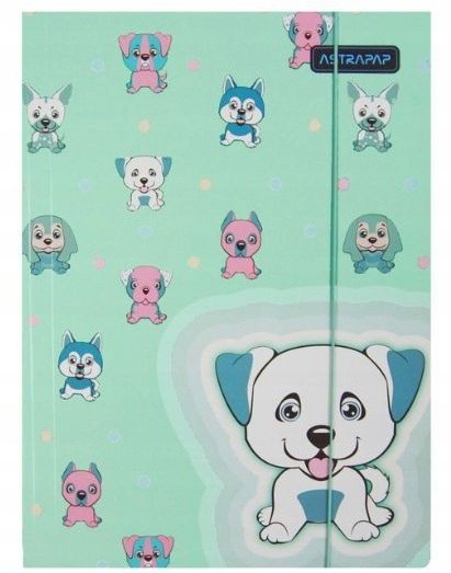 Teczka na dokumenty A4 z gumką PASTEL ANIMALS 108024001 ASTRA Teczka na dokumenty A4 z gumką PASTEL ANIMALS 108024001 ASTRA