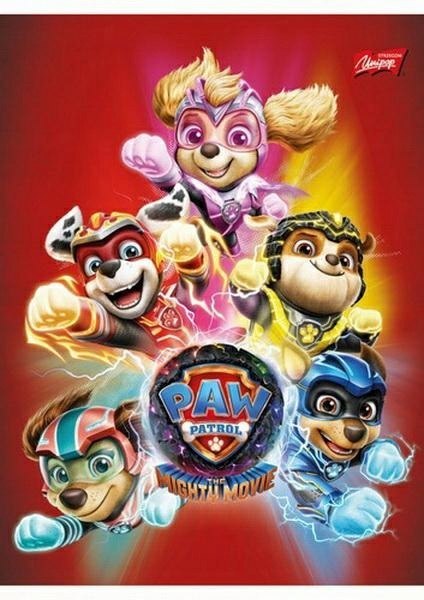 Zeszyt A5 16k kratka 70g PAW PATROL UNIPAP Zeszyt A5 16k kratka 70g PAW PATROL UNIPAP