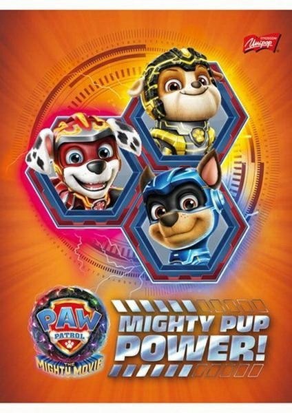 Zeszyt A5 16k kratka 70g PAW PATROL UNIPAP Zeszyt A5 16k kratka 70g PAW PATROL UNIPAP