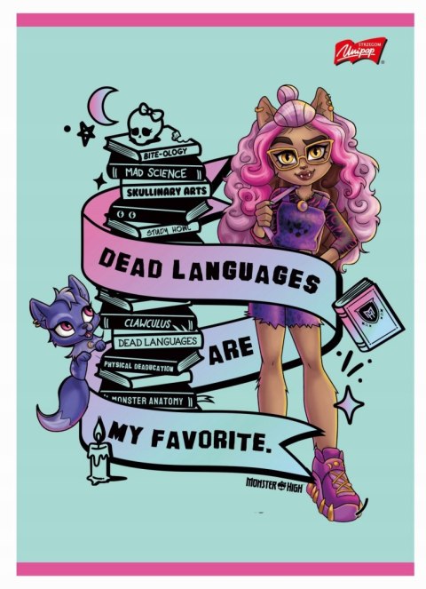 Zeszyt A5 32k 3linia kolorowa 70g MONSTER HIGH UNIPAP Zeszyt A5 32k 3linia kolorowa 70g MONSTER HIGH UNIPAP