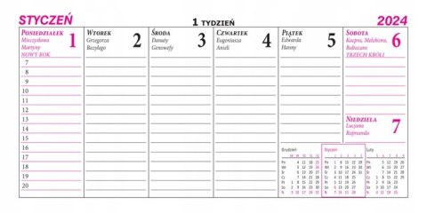 Kalendarz biurowy poziomy JOWISZ B12 BESKIDY Kalendarz biurowy poziomy JOWISZ B12 BESKIDY