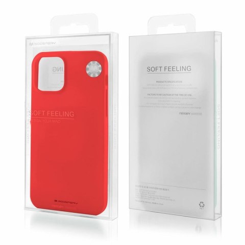 MERCURY Etui MERCURY Soft Feeling do Apple iPhone 11 PRO MAX HOLE czerwony MERCURY Etui MERCURY Soft Feeling do Apple iPhone 11 PRO MAX HOLE czerwony