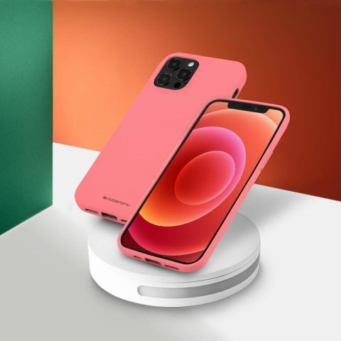 MERCURY Etui MERCURY Soft Feeling do Apple iPhone 12 PRO MAX różowy MERCURY Etui MERCURY Soft Feeling do Apple iPhone 12 PRO MAX różowy