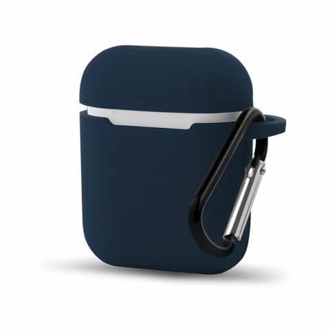 Etui na słuchawki do Apple AirPods I/II granatowy Etui na słuchawki do Apple AirPods I/II granatowy