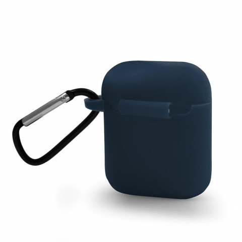 Etui na słuchawki do Apple AirPods I/II granatowy Etui na słuchawki do Apple AirPods I/II granatowy