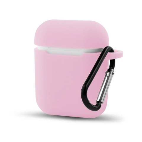 Etui na słuchawki do Apple AirPods I/II różowy Etui na słuchawki do Apple AirPods I/II różowy
