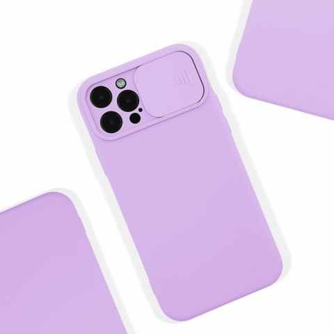 Etui CAMERA PROTECT do Apple iPhone 12 fioletowy Etui CAMERA PROTECT do Apple iPhone 12 fioletowy