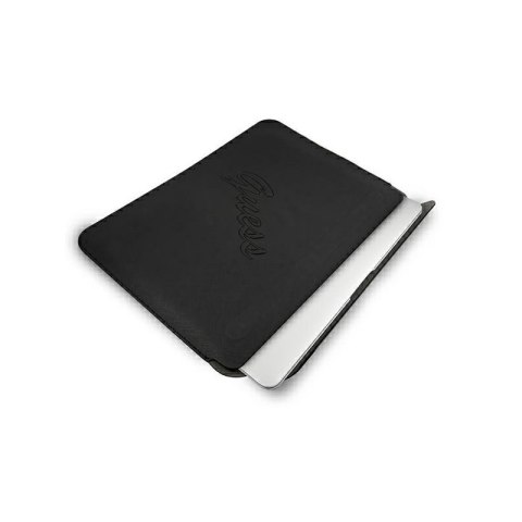 GUESS Etui GUESS SLEEVE Saffiano Script 13" Apple czarny GUESS Etui GUESS SLEEVE Saffiano Script 13" Apple czarny