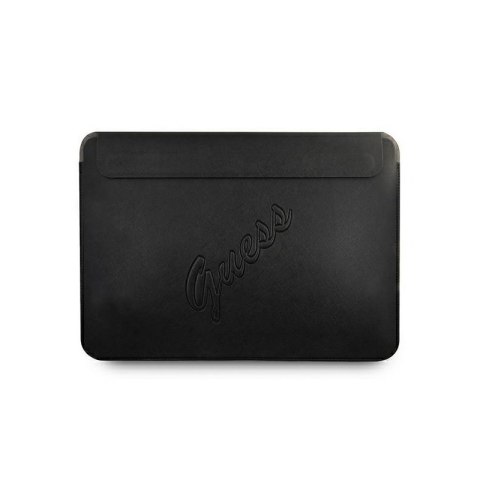 GUESS Etui GUESS SLEEVE Saffiano Script 13" Apple czarny GUESS Etui GUESS SLEEVE Saffiano Script 13" Apple czarny