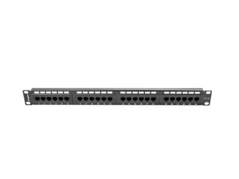 Patch Panel 24 Port 1U Kat.5E czarny Patch Panel 24 Port 1U Kat.5E czarny