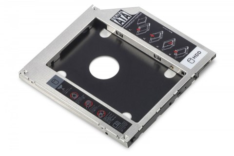 Ramka montażowa SSD/HDD do napędu CD/DVD/Blu-ray, SATA na SATA III, 9.5mm Ramka montażowa SSD/HDD do napędu CD/DVD/Blu-ray, SATA na SATA III, 9.5mm