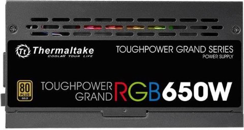 Zasilacz modularny Toughpower Grand RGB 650W (80+ Gold, 4xPEG, 140mm) Zasilacz modularny Toughpower Grand RGB 650W (80+ Gold, 4xPEG, 140mm)