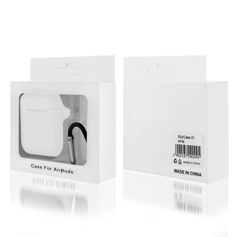 Etui na słuchawki do Apple AirPods I/II biały Etui na słuchawki do Apple AirPods I/II biały
