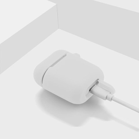 Etui na słuchawki do Apple AirPods I/II biały Etui na słuchawki do Apple AirPods I/II biały