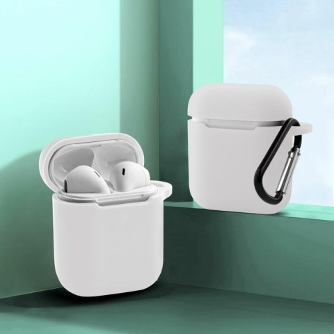 Etui na słuchawki do Apple AirPods I/II biały Etui na słuchawki do Apple AirPods I/II biały