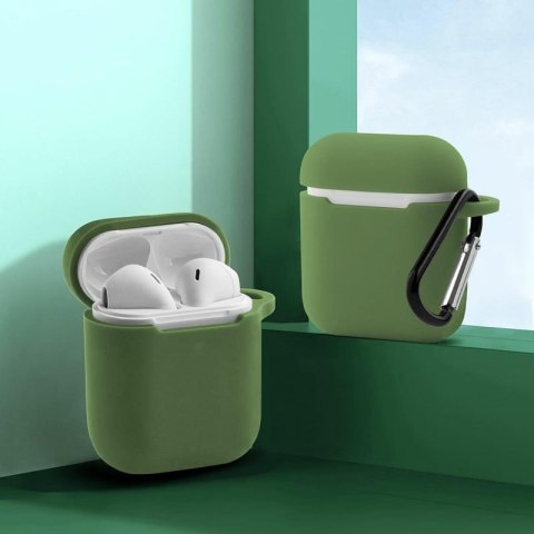 Etui na słuchawki do Apple AirPods I/II jasnozielony BOX Etui na słuchawki do Apple AirPods I/II jasnozielony BOX