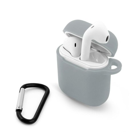 Etui na słuchawki do Apple AirPods I/II szary Etui na słuchawki do Apple AirPods I/II szary
