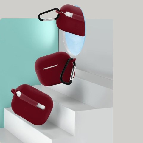 Etui na słuchawki do Apple AirPods Pro burgund Etui na słuchawki do Apple AirPods Pro burgund