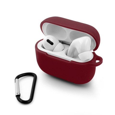 Etui na słuchawki do Apple AirPods Pro burgund Etui na słuchawki do Apple AirPods Pro burgund