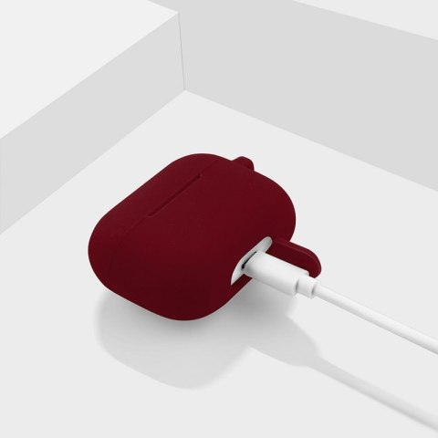 Etui na słuchawki do Apple AirPods Pro burgund Etui na słuchawki do Apple AirPods Pro burgund