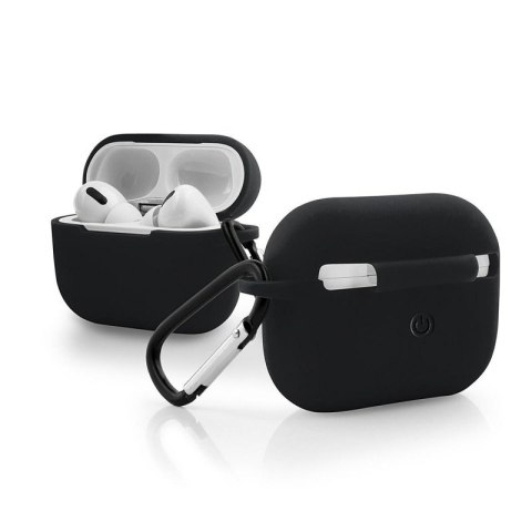 Etui na słuchawki do Apple AirPods Pro czarny Etui na słuchawki do Apple AirPods Pro czarny