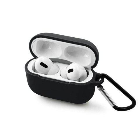 Etui na słuchawki do Apple AirPods Pro czarny Etui na słuchawki do Apple AirPods Pro czarny