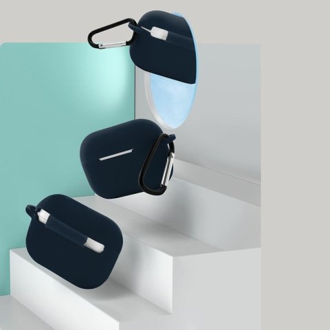 Etui na słuchawki do Apple AirPods Pro granatowy Etui na słuchawki do Apple AirPods Pro granatowy