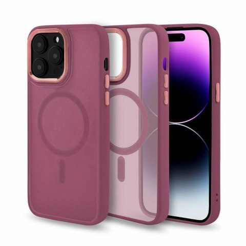 Etui MAGMAT MAGSAFE do Apple iPhone 12 PRO MAX bordo Etui MAGMAT MAGSAFE do Apple iPhone 12 PRO MAX bordo