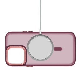Etui MAGMAT MAGSAFE do Apple iPhone 15 PRO MAX bordo