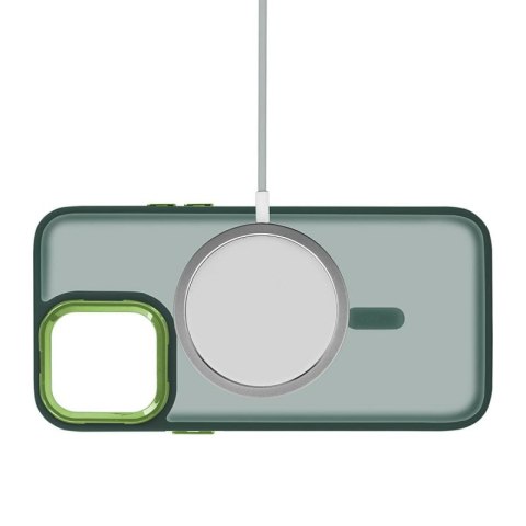 Etui MAGMAT MAGSAFE do Apple iPhone 15 PRO MAX zielony Etui MAGMAT MAGSAFE do Apple iPhone 15 PRO MAX zielony