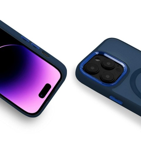 Etui MAGMAT MAGSAFE do Apple iPhone 15 PRO granatowy Etui MAGMAT MAGSAFE do Apple iPhone 15 PRO granatowy