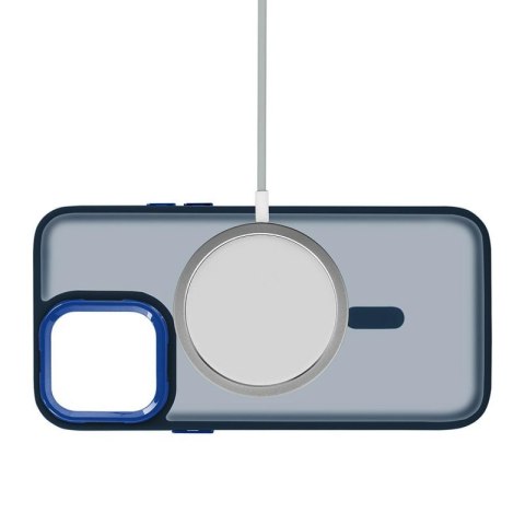 Etui MAGMAT MAGSAFE do Apple iPhone 15+ granatowy Etui MAGMAT MAGSAFE do Apple iPhone 15+ granatowy