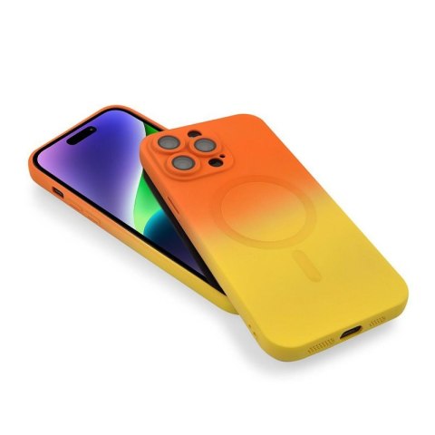Etui OMBRE MAGSAFE do Apple iPhone 11 PRO MAX pomarańczowy Etui OMBRE MAGSAFE do Apple iPhone 11 PRO MAX pomarańczowy