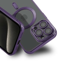 Etui MAGSHINE MAGSAFE do Apple iPhone 12 fioletowy