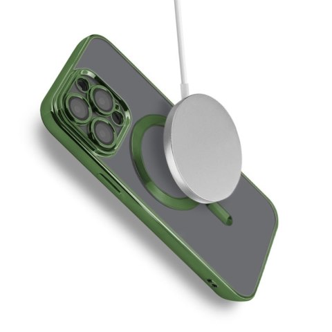 Etui MAGSHINE MAGSAFE do Apple iPhone 12 zielony Etui MAGSHINE MAGSAFE do Apple iPhone 12 zielony