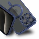 Etui MAGSHINE MAGSAFE do Apple iPhone 13 granatowy