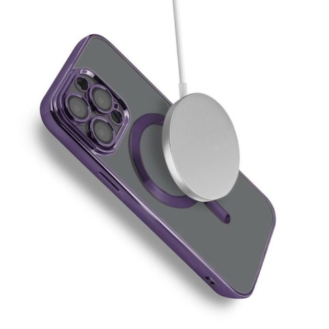 Etui MAGSHINE MAGSAFE do Apple iPhone 15 PRO MAX fioletowy Etui MAGSHINE MAGSAFE do Apple iPhone 15 PRO MAX fioletowy