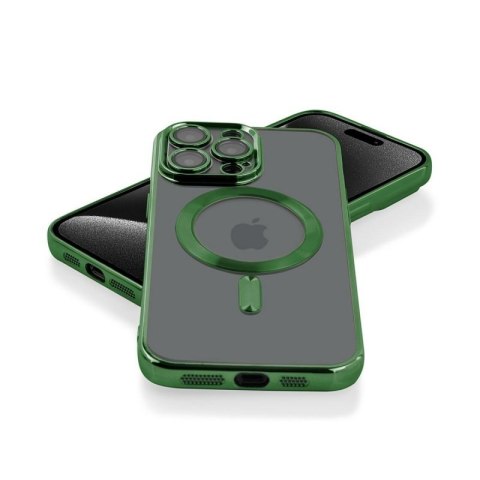 Etui MAGSHINE MAGSAFE do Apple iPhone 15 PRO MAX zielony Etui MAGSHINE MAGSAFE do Apple iPhone 15 PRO MAX zielony