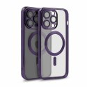 Etui MAGSHINE MAGSAFE do Apple iPhone 15 fioletowy