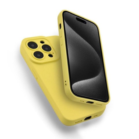 Etui SOFTY do Apple iPhone 15 PRO żółty Etui SOFTY do Apple iPhone 15 PRO żółty