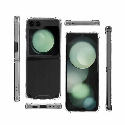 Etui ANTI SHOCK do Samsung Z Flip 5 fine hole przezroczysty Etui ANTI SHOCK do Samsung Z Flip 5 fine hole przezroczysty