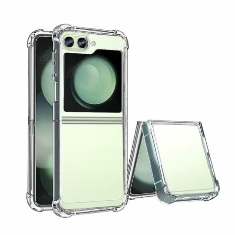 Etui ANTI SHOCK do Samsung Z Flip 5 fine hole przezroczysty Etui ANTI SHOCK do Samsung Z Flip 5 fine hole przezroczysty