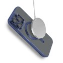 Etui MAGSHINE MAGSAFE do Apple iPhone 15+ granatowy