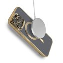 Etui MAGSHINE MAGSAFE do Apple iPhone 15+ złoty