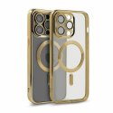 Etui MAGSHINE MAGSAFE do Apple iPhone 15+ złoty