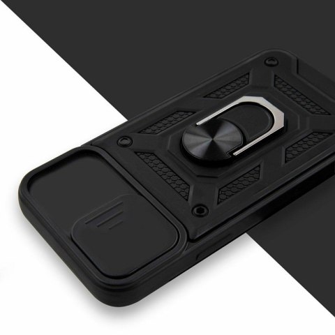 Etui SLIDE RING do Samsung A05 czarny