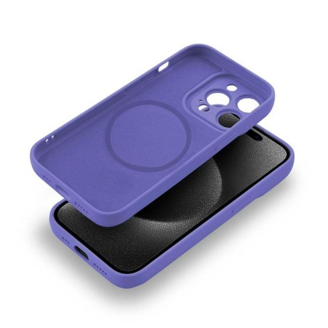 Etui SOFTY MAGSAFE do Apple iPhone 15+ fioletowy Etui SOFTY MAGSAFE do Apple iPhone 15+ fioletowy